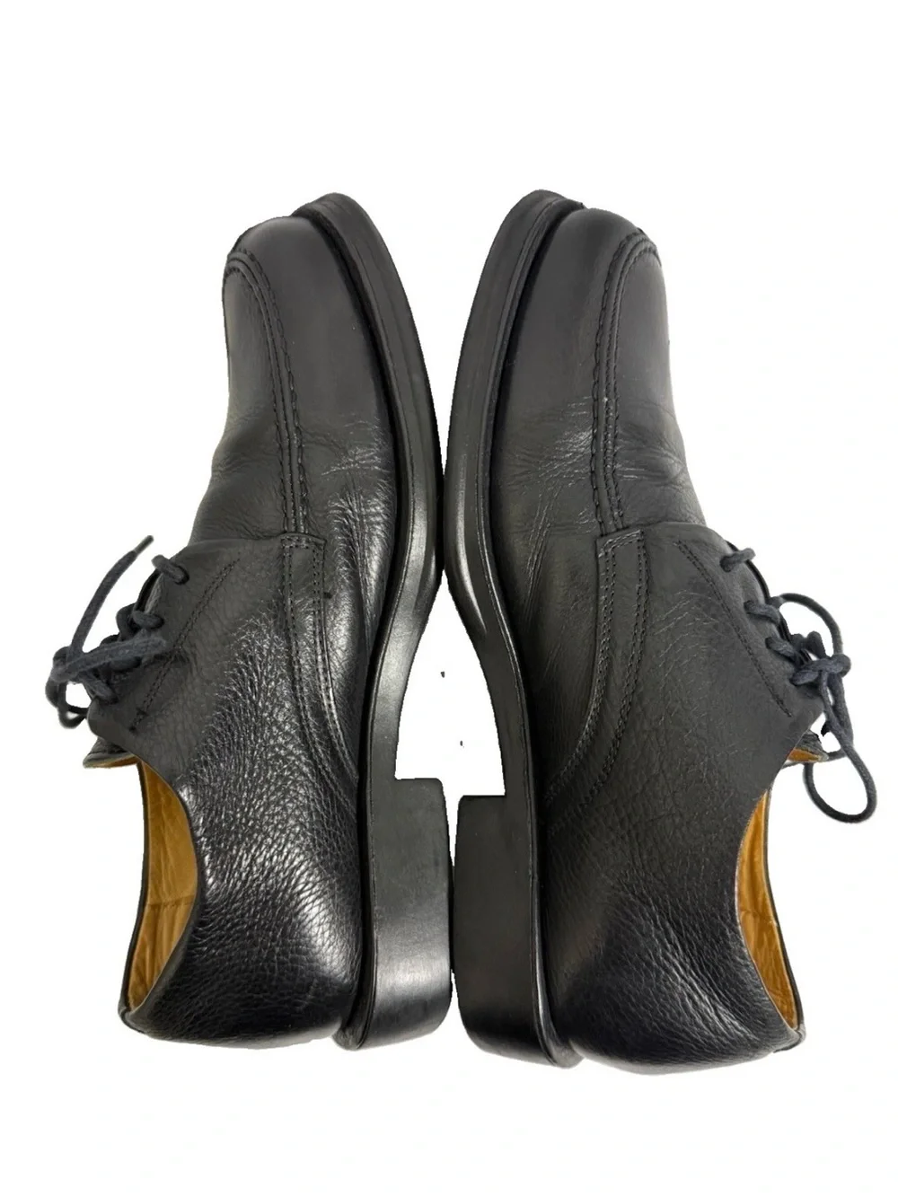 Sandro Moscoloni Vineyard Men's 8.5 D Black Leather Casual Oxford Shoes Comfort